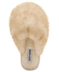 Steve Madden Women's Poof Cozy Slides Slippers