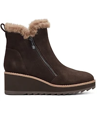 Easy Spirit Women's Jane Round Toe Wedge Booties