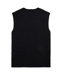 Polo Ralph Lauren Big Boys Cable- Knit Sweater Vest
