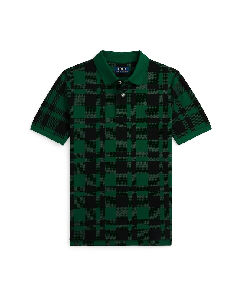 Polo Ralph Lauren Boys 8-20 Plaid Short Sleeves T-Shirt