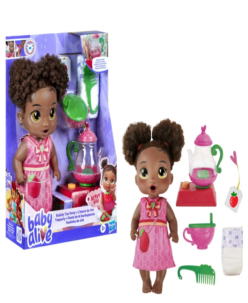 Baby Alive Bubbly Tea Party Berry Boo Doll Set