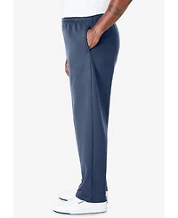KingSize Big & Tall Fleece Open-Bottom Sweatpants
