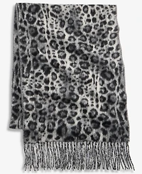 Fraas Women's Animal-Print Woven Scarf