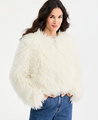 On 34th Women's Solid Faux-Fur Completer Jacket, Macy's Exclusive