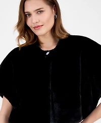 Robbie Bee Women's Faux Fur Caplet