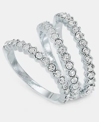 Charter Club 3-Pc. Set Pave Band Rings, Macy's Exclusive