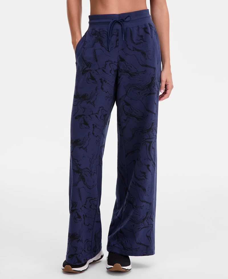 Id Ideology Women's Marbled Fleece Sweatpants, Macy's Exclusive
