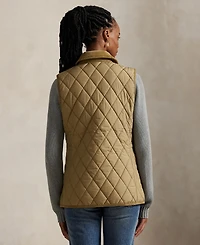 Polo Ralph Lauren Women's Corduroy-Trim Quilted Vest