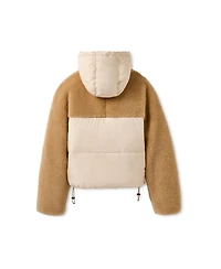 Ugg Women's Mykah Braid Trim Raglan Sleeve Puffer Jacket