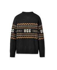 Ugg Women's Kaelan Long Sleeve Fair Isle Knit Sweater