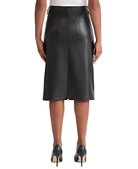 Jones New York Women's Lexington Center Front Slit Midi Skirt