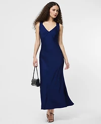 French Connection Women's Ennis Satin Maxi Dress