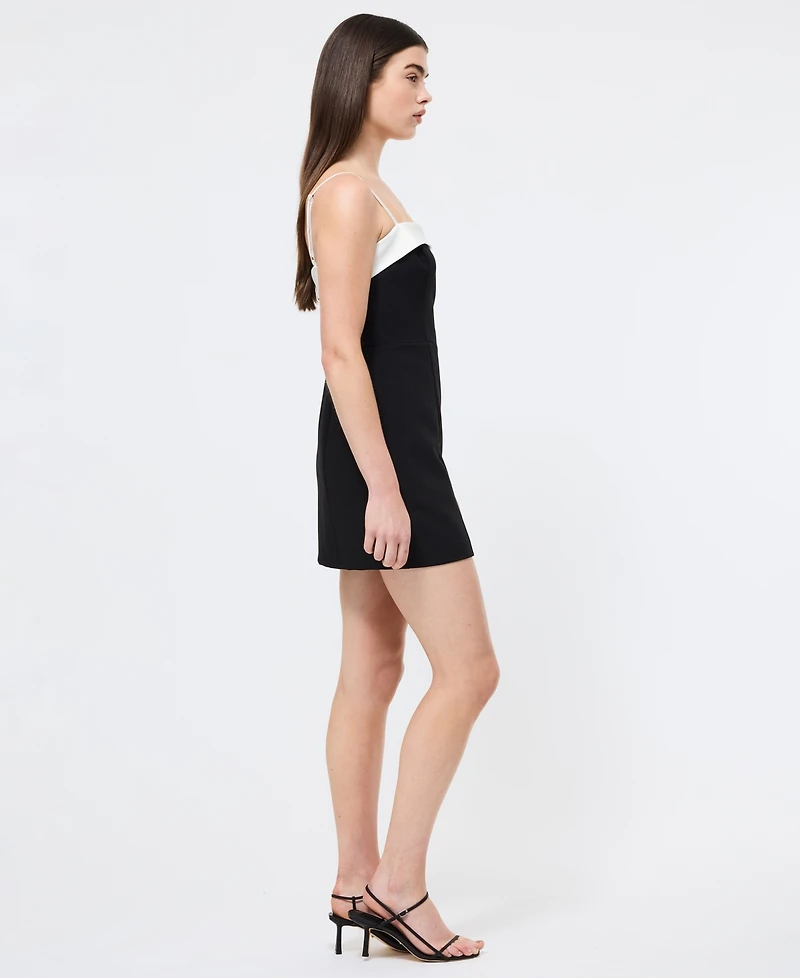 French Connection Women's Azra Twill Sleeveless Mini Dress