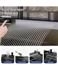 31.5-Inch Drop-In Single Bowl 304 Stainless Steel Kitchen Sink