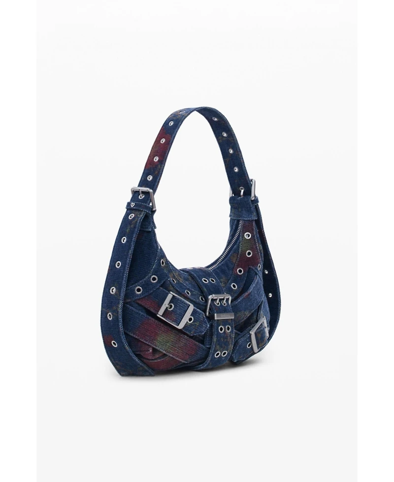 Desigual Women's Medium printed denim bag