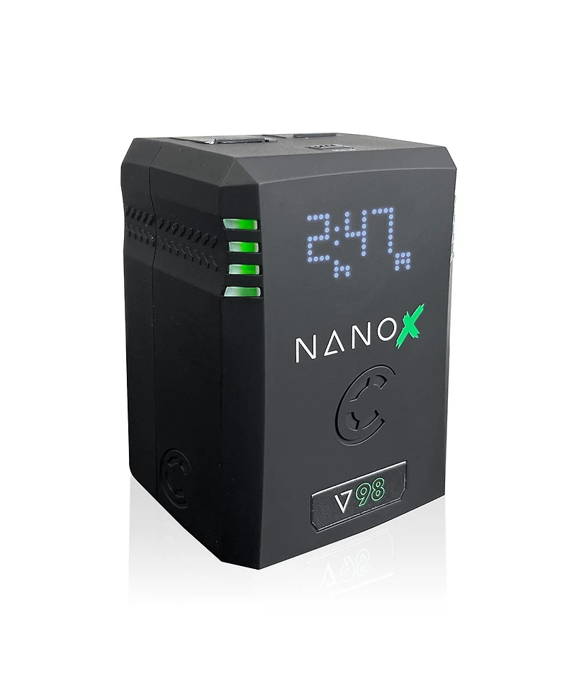 Core Swx Nanox Micro 98 98Wh 14.8V 6600mAh Smart V-Mount Battery, Bundle with Xpd-45 45W Universal Usb-c Pd Wall Charger
