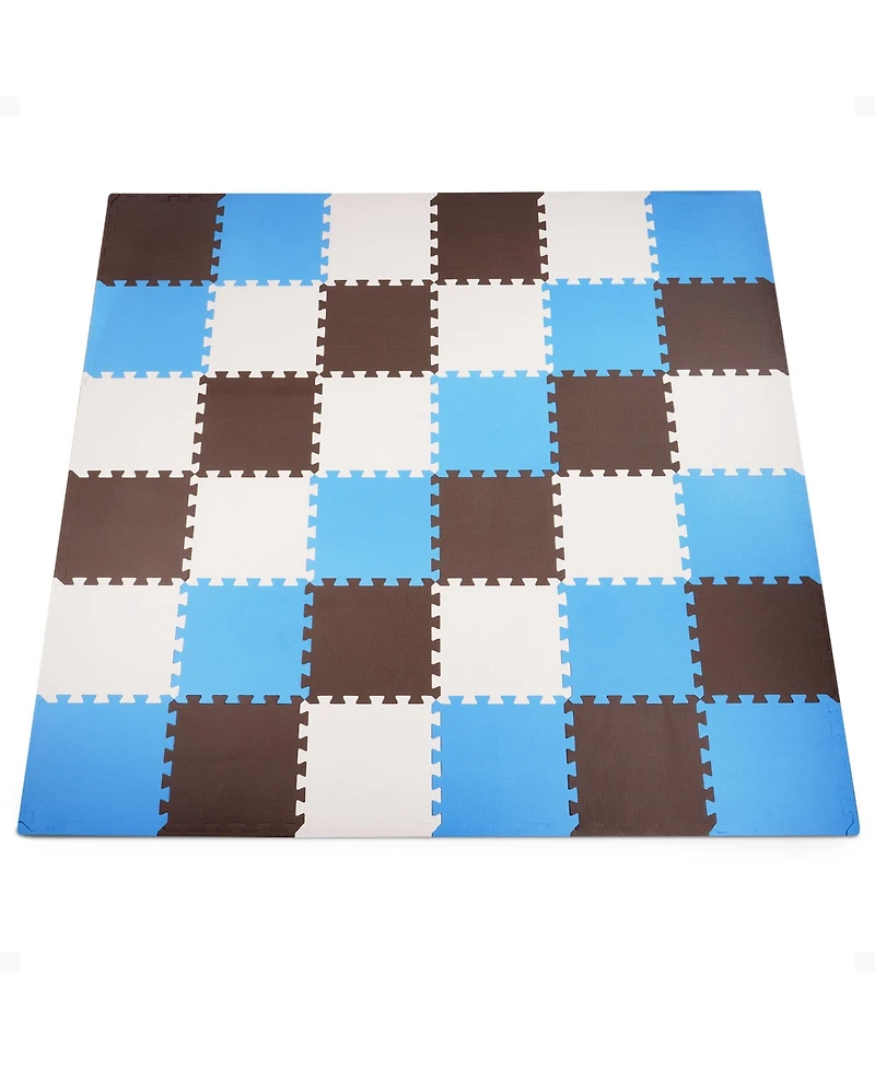 BalanceFrom Fitness 36 Tile Thick Interlocking Puzzle Foam Exercise Play Mat