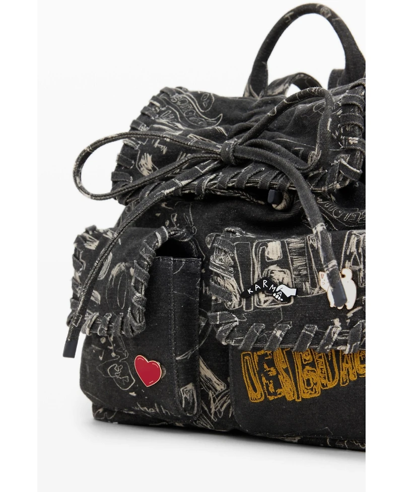 Desigual Women's Small backpack with pockets