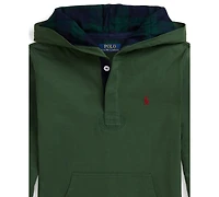 Polo Ralph Lauren Boys 8-20 Hooded Long Sleeve Rugby Sweatshirt