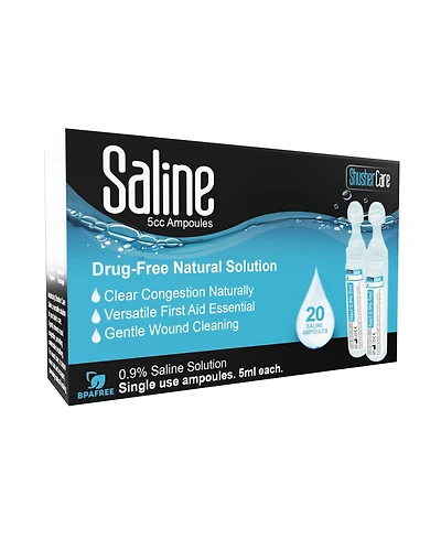 Baby Shusher Shusher Care Saline Ampoules - 20Ct