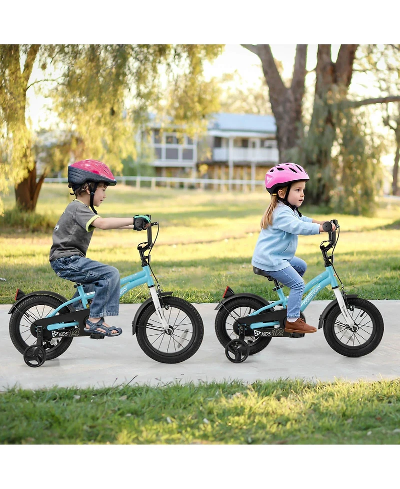 14" Kids Bike for 3-5 Years Old Boys & Girls with Adjustable Seat Handbrake Reflectors