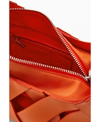 Desigual Women's Medium braided faux leather bag