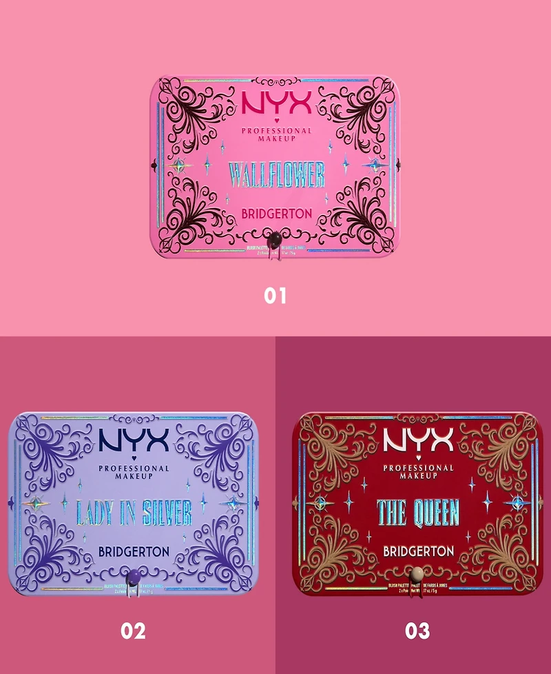 Nyx Professional Makeup Buttermelt Bridgerton Blush Palette