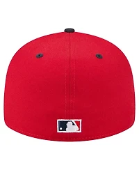 New Era Men's Chipper Jones Red Atlanta Braves 59FIFTY Fitted Hat