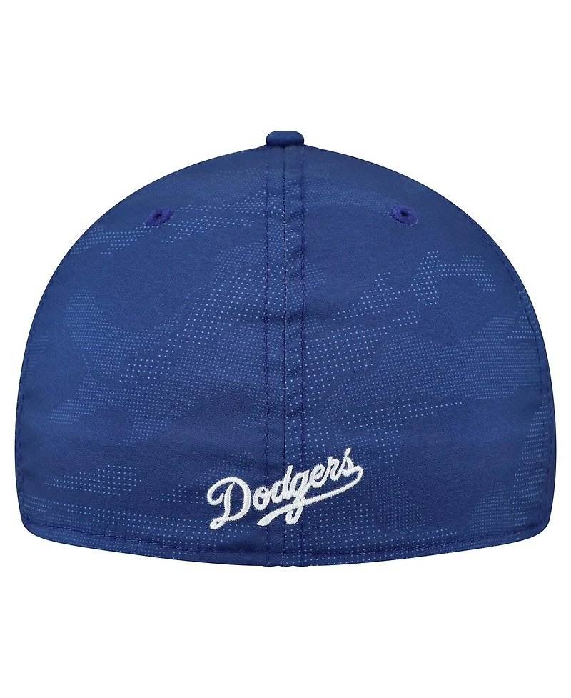 New Era Men's Royal Los Angeles Dodgers Tonal Camo 39THIRTY Flex Hat