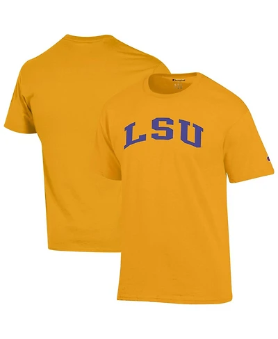 Champion Men's Gold Lsu Tigers Basic Arch T-Shirt