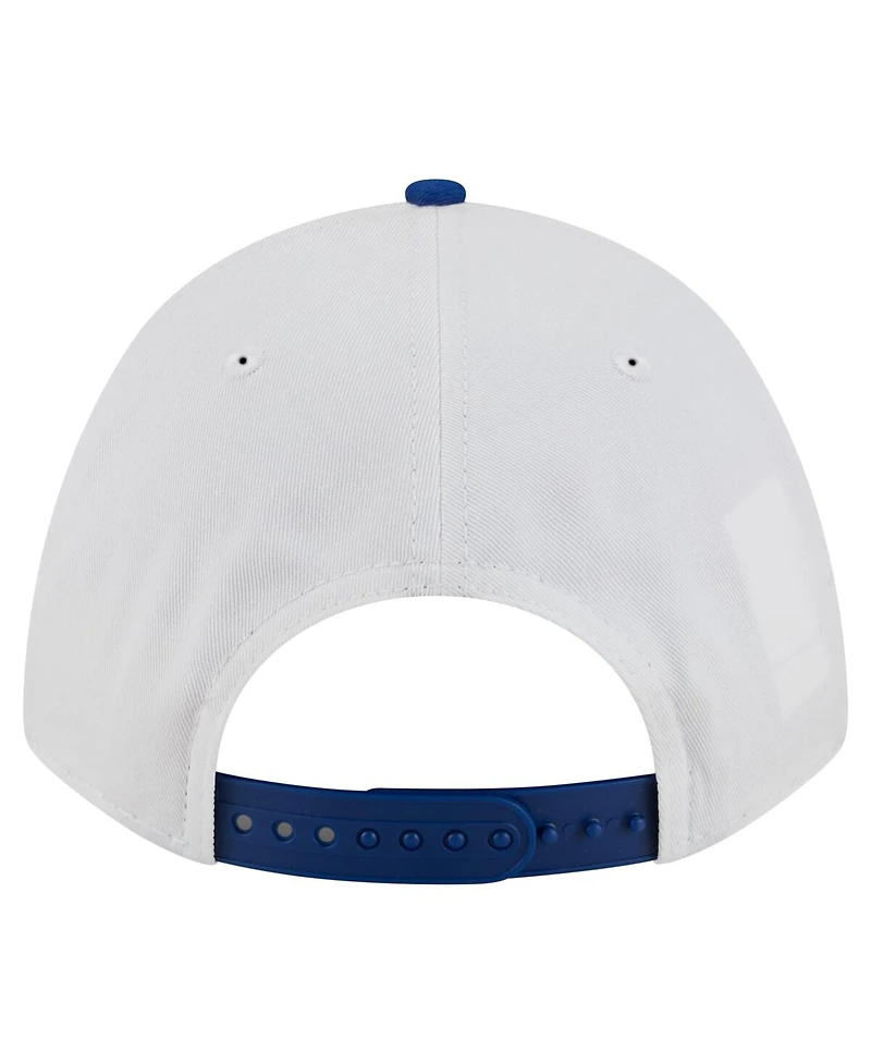 New Era Men's White/Royal Florida Gators Arch Two-Tone Rope 9FORTY A-Frame M-Crown Adjustable Hat
