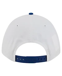 New Era Men's White/Royal Florida Gators Arch Two-Tone Rope 9FORTY A-Frame M-Crown Adjustable Hat