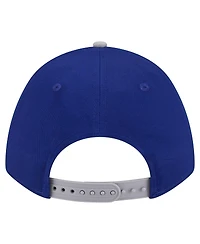 New Era Men's Royal/Gray Los Angeles Dodgers Arch 9FORTY A-Frame M-Crown Adjustable Hat