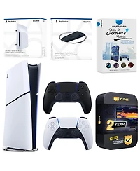 Sony PlayStation 5 Slim Digital Bundle with Disc Drive, Extra Controller, Vertical Stand