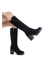 Xti Women's Suede Tall Boots Refresh Collection