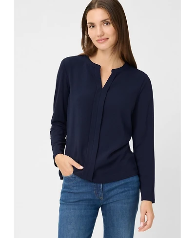 Olsen Women's Mixed Media Tunic T-Shirt