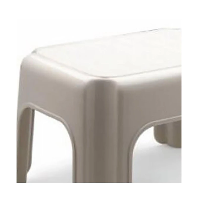 Rubbermaid 1 Step Lightweight Slip Resistant Roughneck Tough Step Stool, Tan