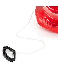 Slippery Racer Downhill Thunder Kids Toddler Plastic Toboggan Snow Sled, Red