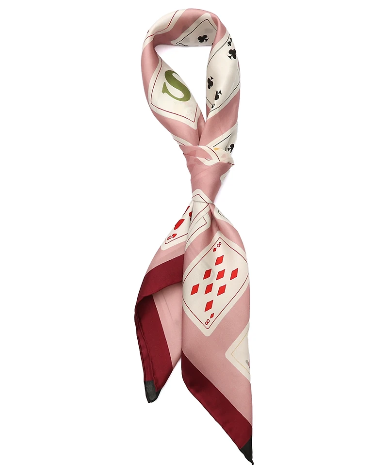 kate spade new york Playing Cards Silk Square Scarf