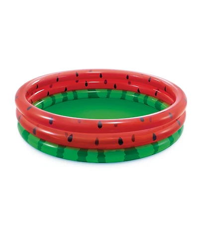 Intex 66-Inch Round Inflatable Outdoor Kids Swimming and Wading Watermelon Pool