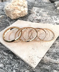 Adornia Gold 8-Bangle Set