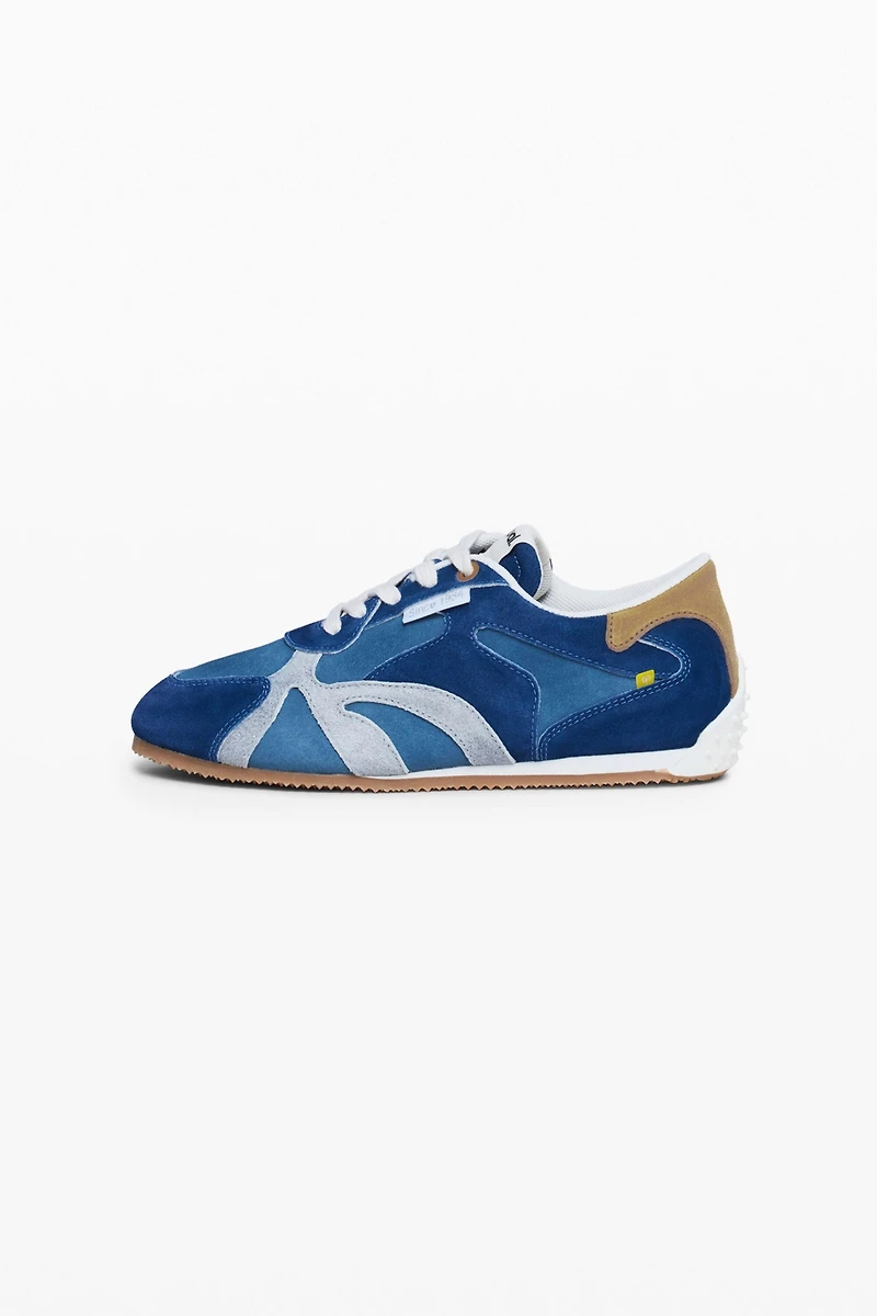 Desigual Women's Retro leather sneaker
