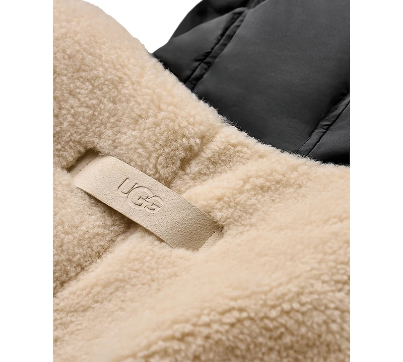 Ugg Women's Mykah Braid Trim Raglan Sleeve Puffer Jacket