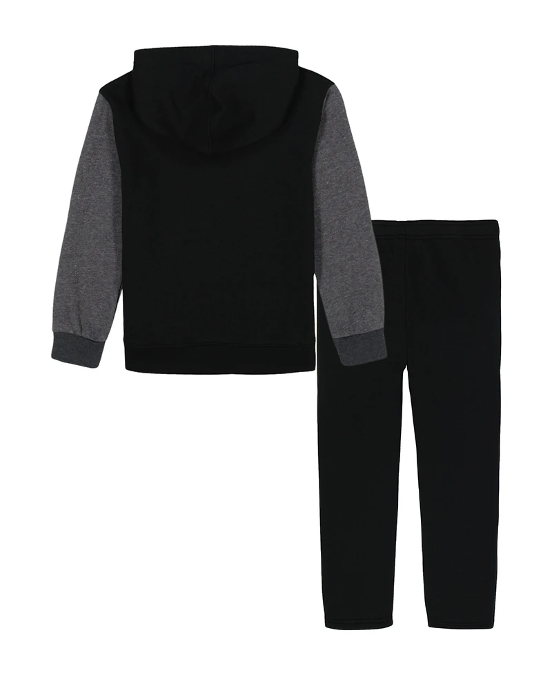 Under Armour Boys 2T-7 2-Piece Colorblock Hoodie and Waistband Jogger Set
