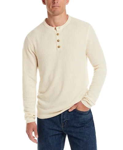 Weatherproof Vintage Men's Soft Touch Henley Sweater