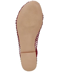 Steve Madden Women's Mino Mesh Rhinestone Flats