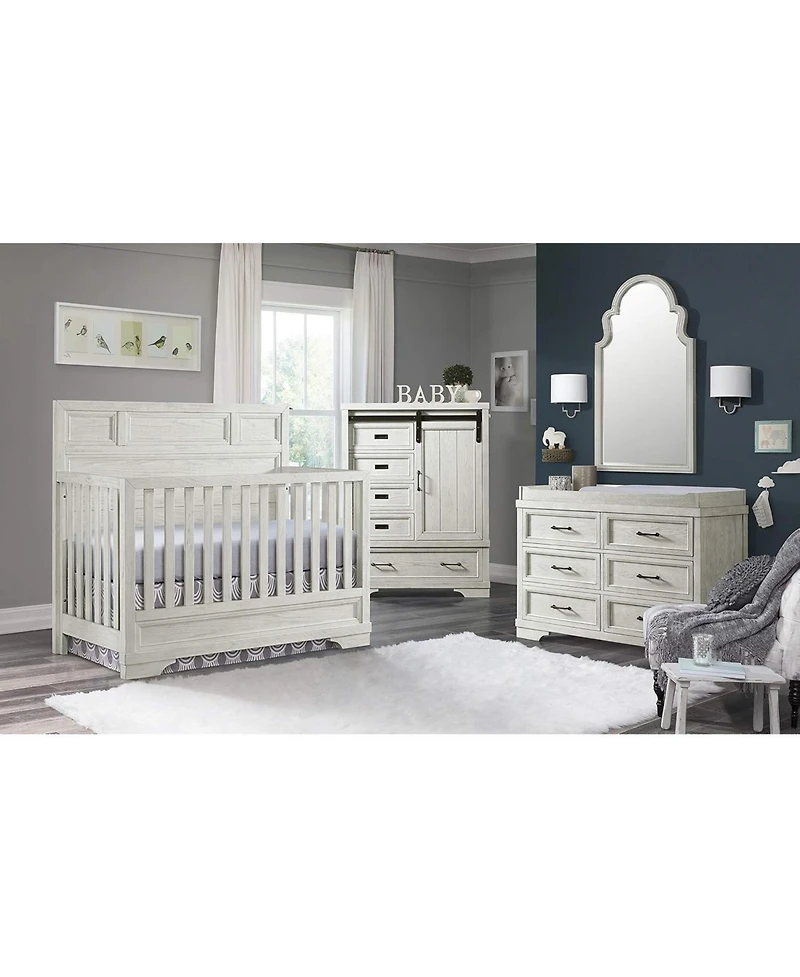 Westwood Design Foundry Traditional Wood Chifferobe in White Dove
