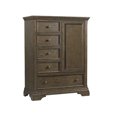 Olivia Wood Chifferobe, Rosewood