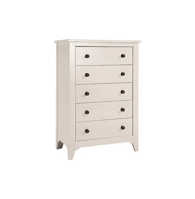 Westwood Design Taylor 5-Drawer Chest, Sea Shell