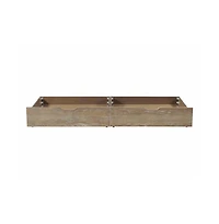 Westwood Design Leland Traditional Wood Complete Full Bed in Sandwash Gray